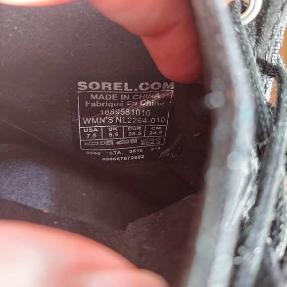 Sorel 1964 PDX Premium Wedge Bootie Snakeskin leather Joan of Arctic Size 7.5 - Picture 7 of 7